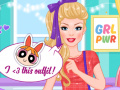 Gra Barbie`s Look Powerpuff
