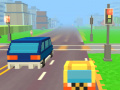 Gra Pixel Road Taxi Depot