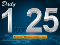 Gra Daily 1 to 25