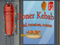 Gra Doner Kebab Salad, Tomatoes, Onions