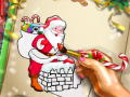 Gra Santa Christmas Coloring
