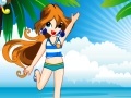Gra Little Winx in Beach