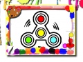 Gra Fidget Spinner Coloring Book