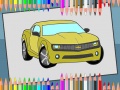 Gra American Cars Coloring Book