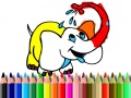 Gra Back To School: Elephant coloring