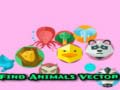 Gra Find Animals Vector