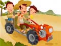 Gra Cartoon Tractor Puzzle