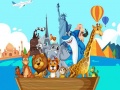 Gra Crazy Friends Travel The World Puzzle