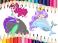 Gra Mermaid Coloring Book