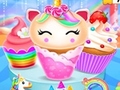 Gra Unicorn Mermaid Cupcake Cooking Design