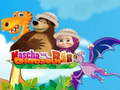 Gra Masha and The Bear dinosaur