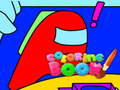 Gra Among Us Coloring Book 
