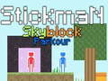 Gra Stickman Skyblock Parkour