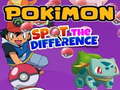 Gra Pokimon Spot the differences