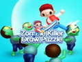 Gra Zombie Killer Draw Puzzle 
