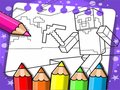 Gra Minecraft Coloring Book