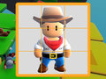 Gra Stumble Boys Sliding Puzzle