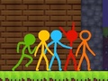 Gra Stickman Parkour 2: Lucky Block