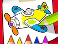 Gra Coloring Book: Cute Plane