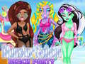 Gra Monster School Beach Party
