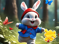 Gra Jigsaw Puzzle: Running Rabbit