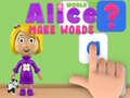 Gra World of Alice Make Words