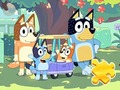 Gra Jigsaw Puzzle: Bluey Family