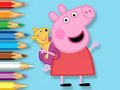 Gra Coloring Book: Peppa With Toy Bear