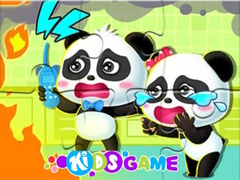 Gra Jigsaw Puzzle: Baby Panda Firework