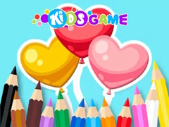 Gra Coloring Book: Heart Balloons