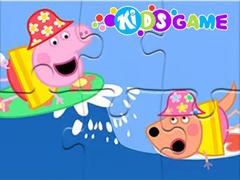 Gra Jigsaw Puzzle: Peppa Pig Sea Sailing