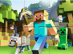 Gra Jigsaw Puzzle: Minecrafter