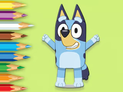Gra Coloring Book: Happy Bluey