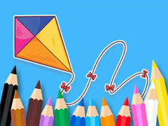 Gra Coloring Book: Bowknot Kite
