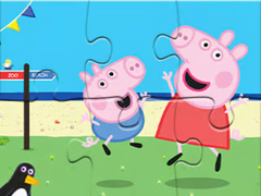 Gra Jigsaw Puzzle: Peppa Fun Day
