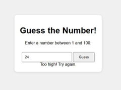 Gra Number Guessing Game