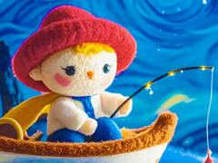 Gra Jigsaw Puzzle: Starry Night Fishing