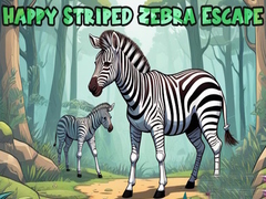 Gra Happy Striped Zebra Escape 