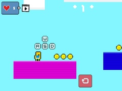 Gra 2d Obby Rainbow Parkour