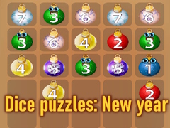 Gra Dice puzzles: New year