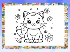 Gra Beautiful Cats Coloring Book