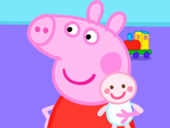 Gra Jigsaw Puzzle: Peppa Pig New Baby