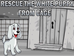 Gra Rescue the White Puppy from Cage