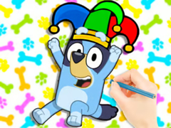 Gra Coloring Book: Clown Bluey