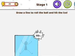 Gra Save The Stick Draw Line