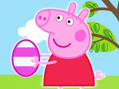 Gra Jigsaw Puzzle: Peppa Pig Easter Eggs