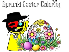 Gra Sprunki Easter Coloring