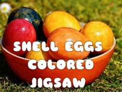 Gra Shell Eggs Colored Jigsaw