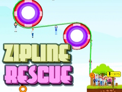 Gra Zipline People Rescue
