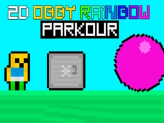 Gra 2D Obby Rainbow Parkour